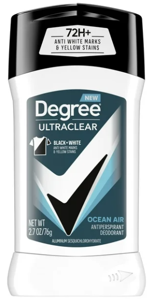 NEW! DEGREE Men Ultraclear Black & White 'Ocean Air' Antitraspirant Deo 76 gr